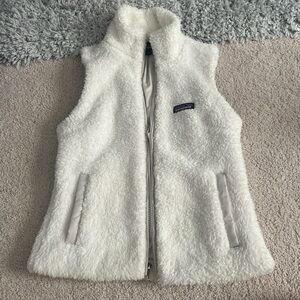 Patagonia Women’s White Fleece Vest